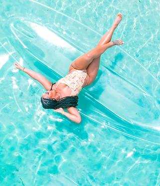 solo clear kayak photoshoot in Turks and Caicos
